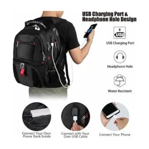 Mochila de viaje mochilas extra grandes para laptop de 50_3