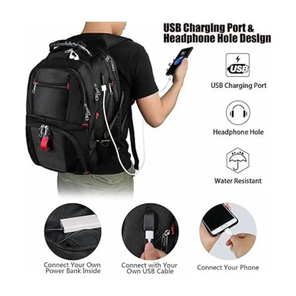 Mochila de viaje mochilas extra grandes para laptop de 50_3