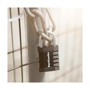 FortLocks Candado con combinación candado de 4 dígitos_3