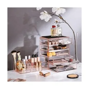 Sorbus Contenedor y exhibidor de acrílico para guardar_3