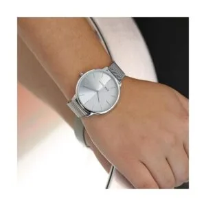 Nine West NW1981 Reloj de brazalete de malla con esfera_2