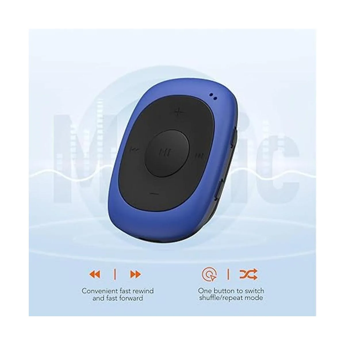 AGPTEK G02 Reproductor de MP3 con clip de 8 GB con_2