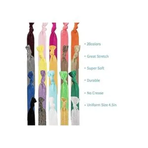 79STYLE 100 cintas elásticas para el cabello sin_4