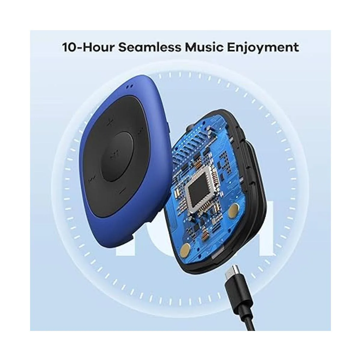 AGPTEK G02 Reproductor de MP3 con clip de 8 GB con_6