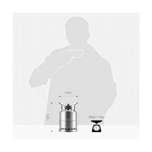 Canway estufa de leña portátil de acero inoxidable_5