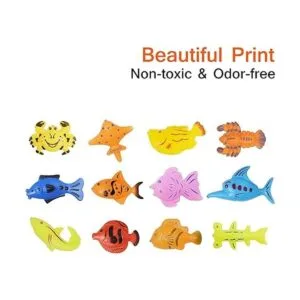 Juguete de baño juguete de pesca magnético de 39 piezas_2