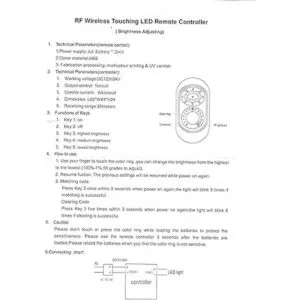 QACA Kit de luces LED para cubierta accesorios_6