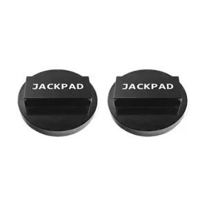 DEF Jack Pad de aluminio anodizado negro duradero para_1