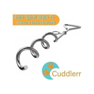 Cable de amarre para perros de 20 pies para perros chapado_4