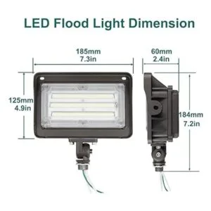 Kadision Luz de inundación LED para exteriores con_6