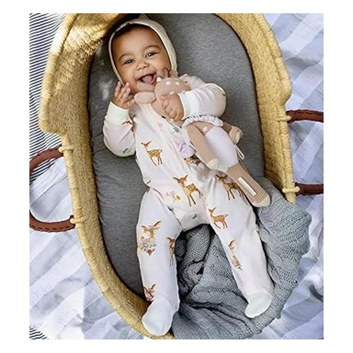 Burts Bees Baby Manta de punto trenzado manta de bebé y_4