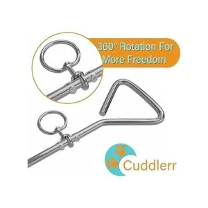 Cable de amarre para perros de 20 pies para perros chapado_3