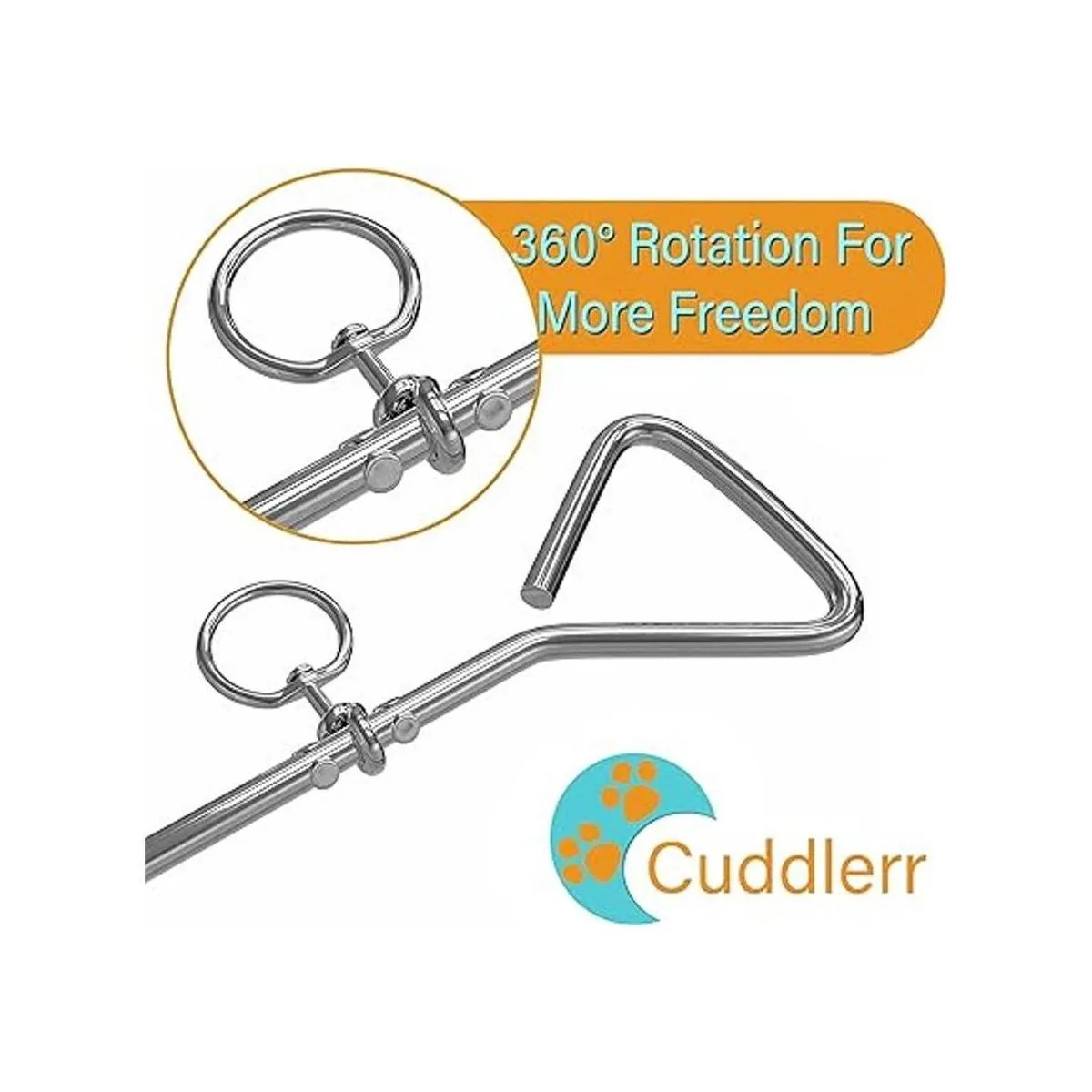 Cable de amarre para perros de 20 pies para perros chapado_3