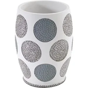 Avanti Linens Vaso con diseño de círculos de puntos_1