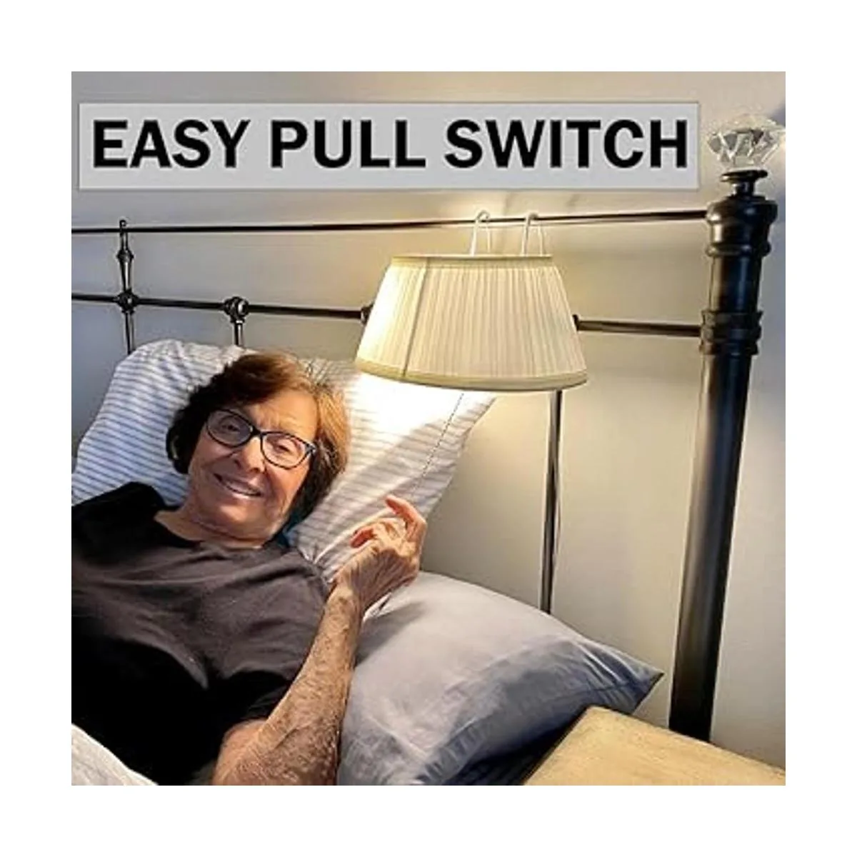 Evelots Lámpara de lectura para cabecero de camatela_3