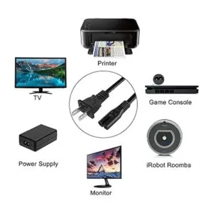 Cable de alimentación de CA compatible con Sony PS3 Slim_4