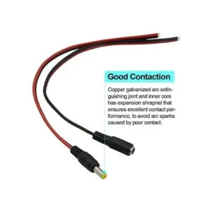 MILAPEAK 10 pares de cables de enchufe de barril de_4