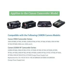 TKDY Kit de cargador de cámara CA110 CA110 para Canon_2