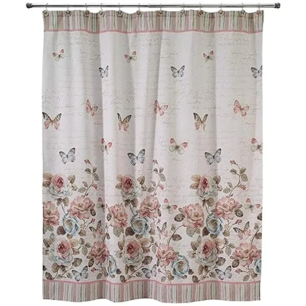 Avanti Linens Butterfly Garden Collection Cortina de_2