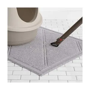 Tapete de caja de arena para gatos menos desorden_6