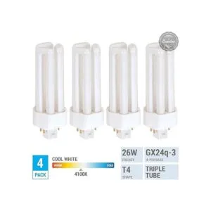unidades 4 tubo triple de 26 Watts GX24q3 4 pines_2