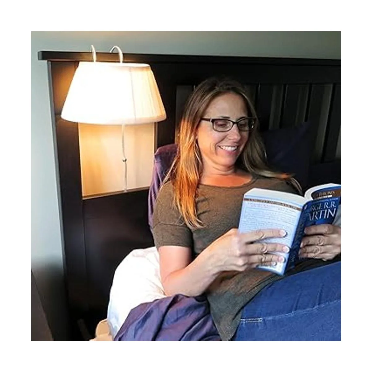 Evelots Lámpara de lectura para cabecero de camatela_2