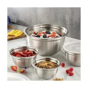 FINEDINE Cuencos para mezclar con tapas 5 cuencos para_2