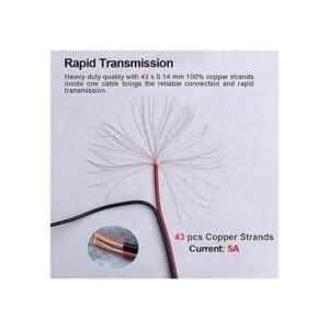 MILAPEAK 10 pares de cables de enchufe de barril de_3