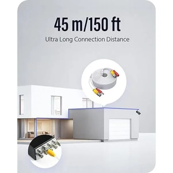 ANNKE Paquete de 4 cables de cámara de seguridad de 150_3