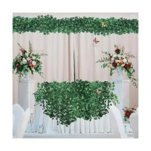Conjunto de 12 guirnaldas de planta trepadora 82 pulgadas_4