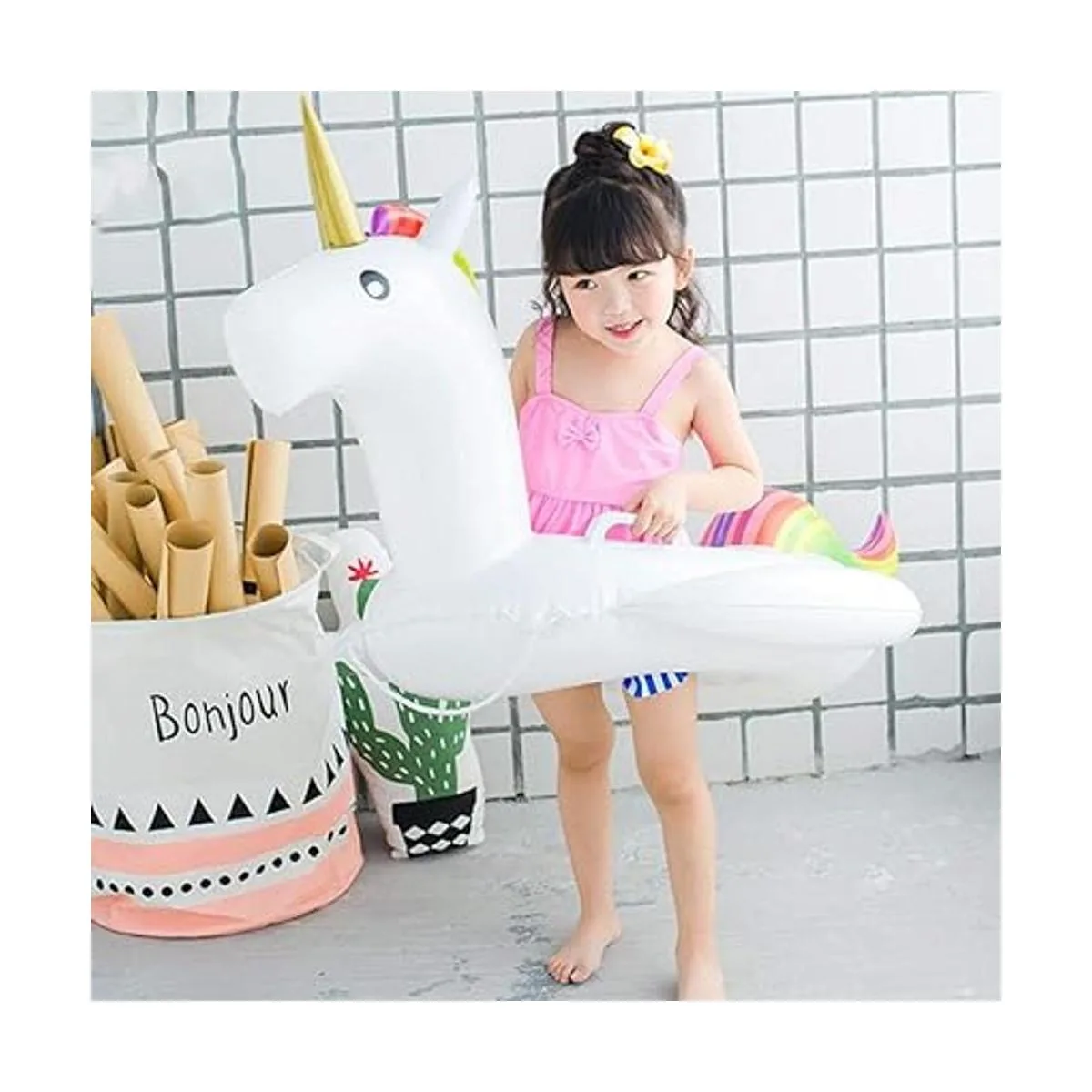 Flotador de piscina para bebés flotadores de unicornio_6