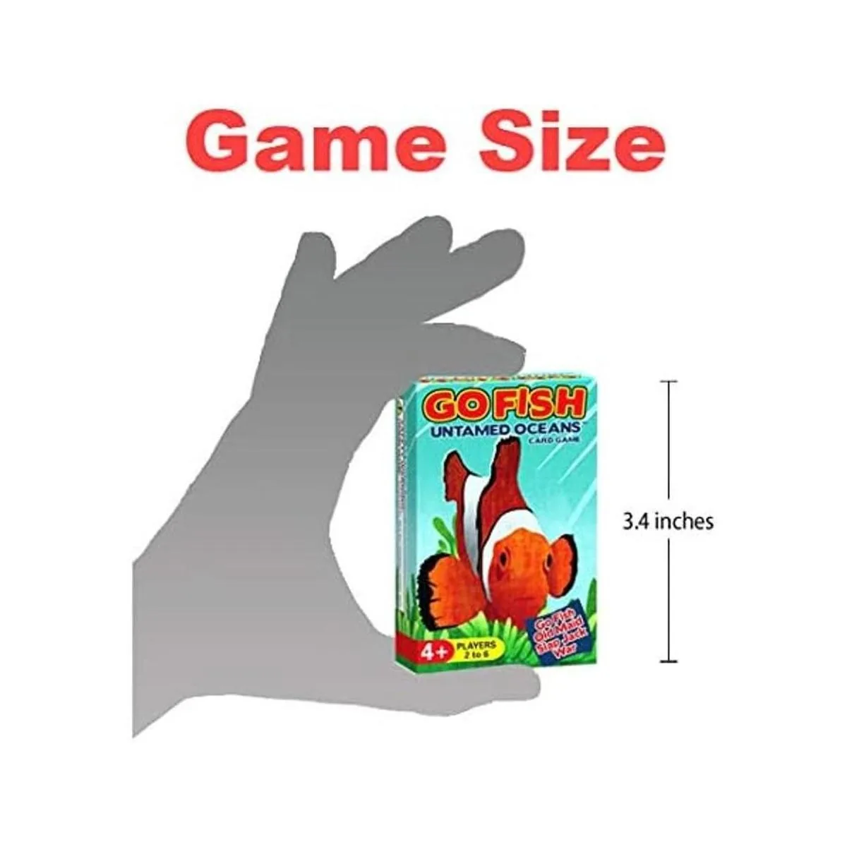 Juego de cartas Go Fish Untamed Oceans para niños de 4 a 8_2