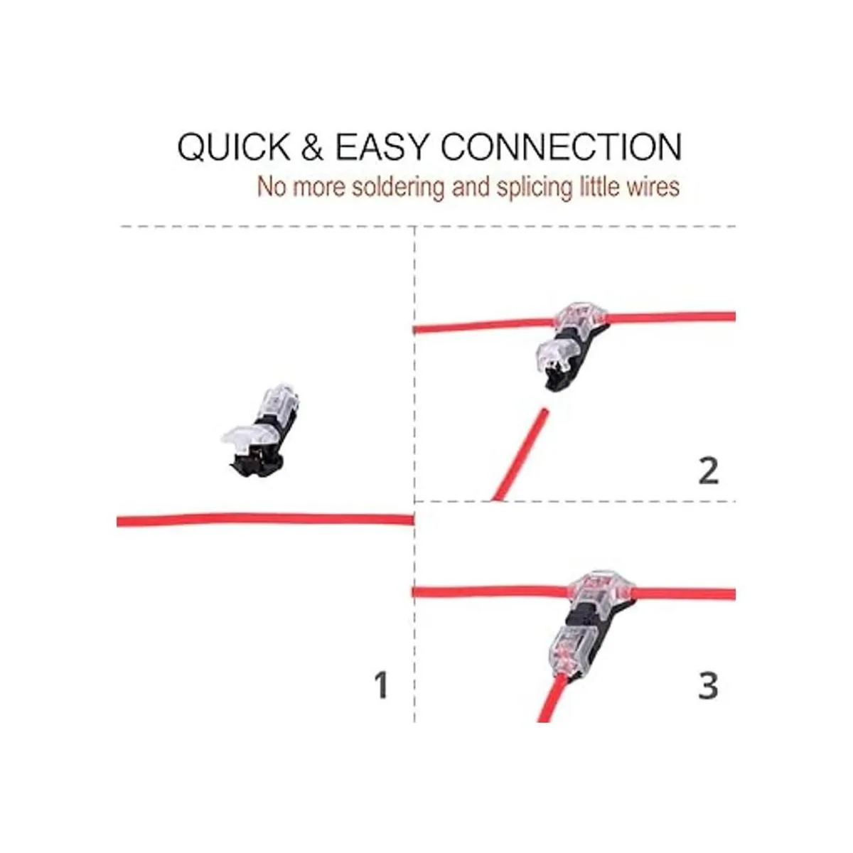 Conectores de empalme de alambre de bajo voltaje paquete_4