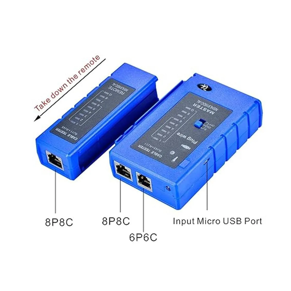 Optimal Shop Probador de cables de red herramienta de_3