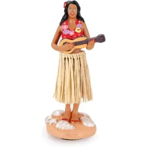 BCSmyer Muñeca hawaiana de tablero de niña Hula con_1