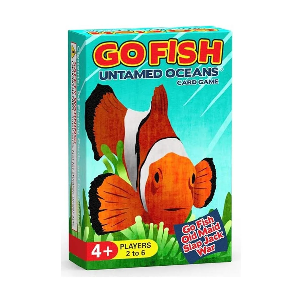 Juego de cartas Go Fish Untamed Oceans para niños de 4 a 8_1