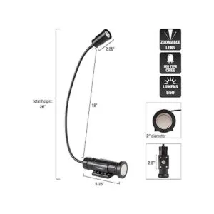 Stalwart Lámpara magnética luz LED de trabajo CREE con_2