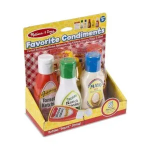 Melissa Doug Juego de alimentos de juego de condimentos_4
