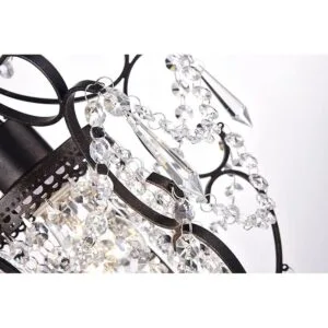 EDVIVI Amorette Mini candelabro de cristal 1 luz moderna_3