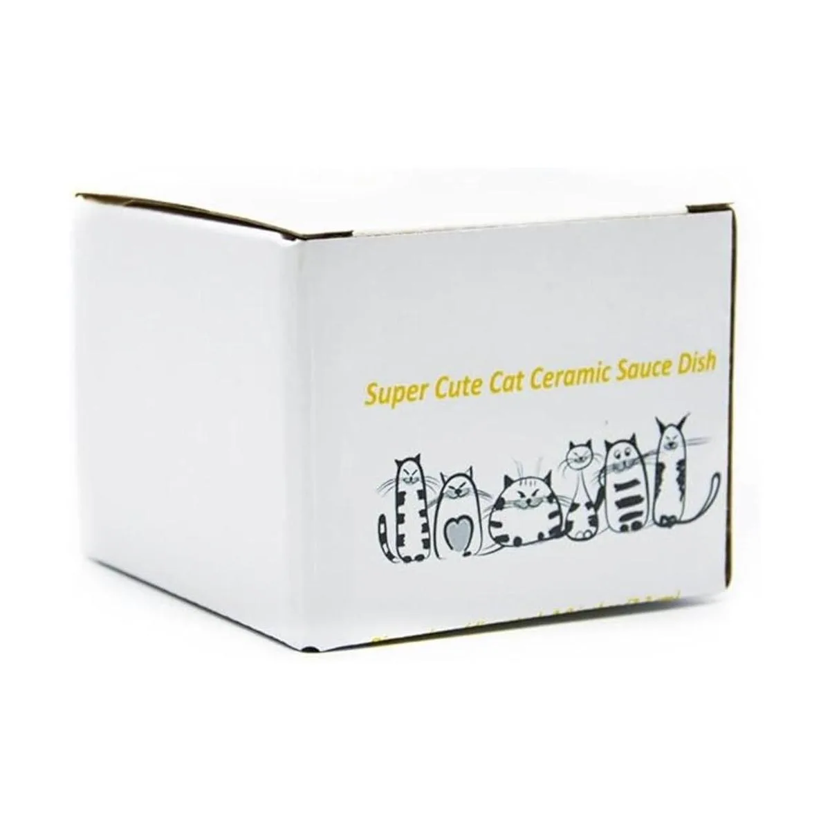 Plato de cerámica súper lindo para gatos mini plato de_5