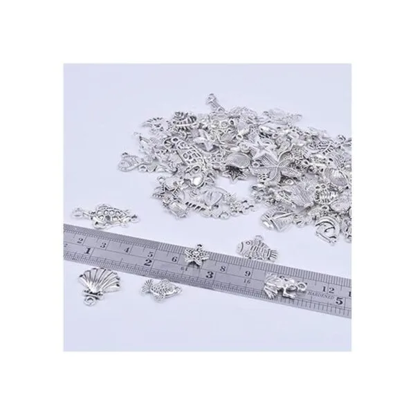 BronaGrand 100 colgantes mixtos de plata antigua para_5