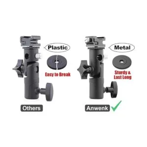 Anwenk Soporte de luz giratoria Speedlite con soporte_2