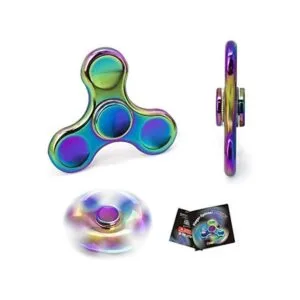 Fidget Spinner de metal arco iris antiansiedad alivia el_4