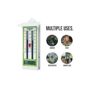 Termómetro digital Max Min para invernadero con diseño_2