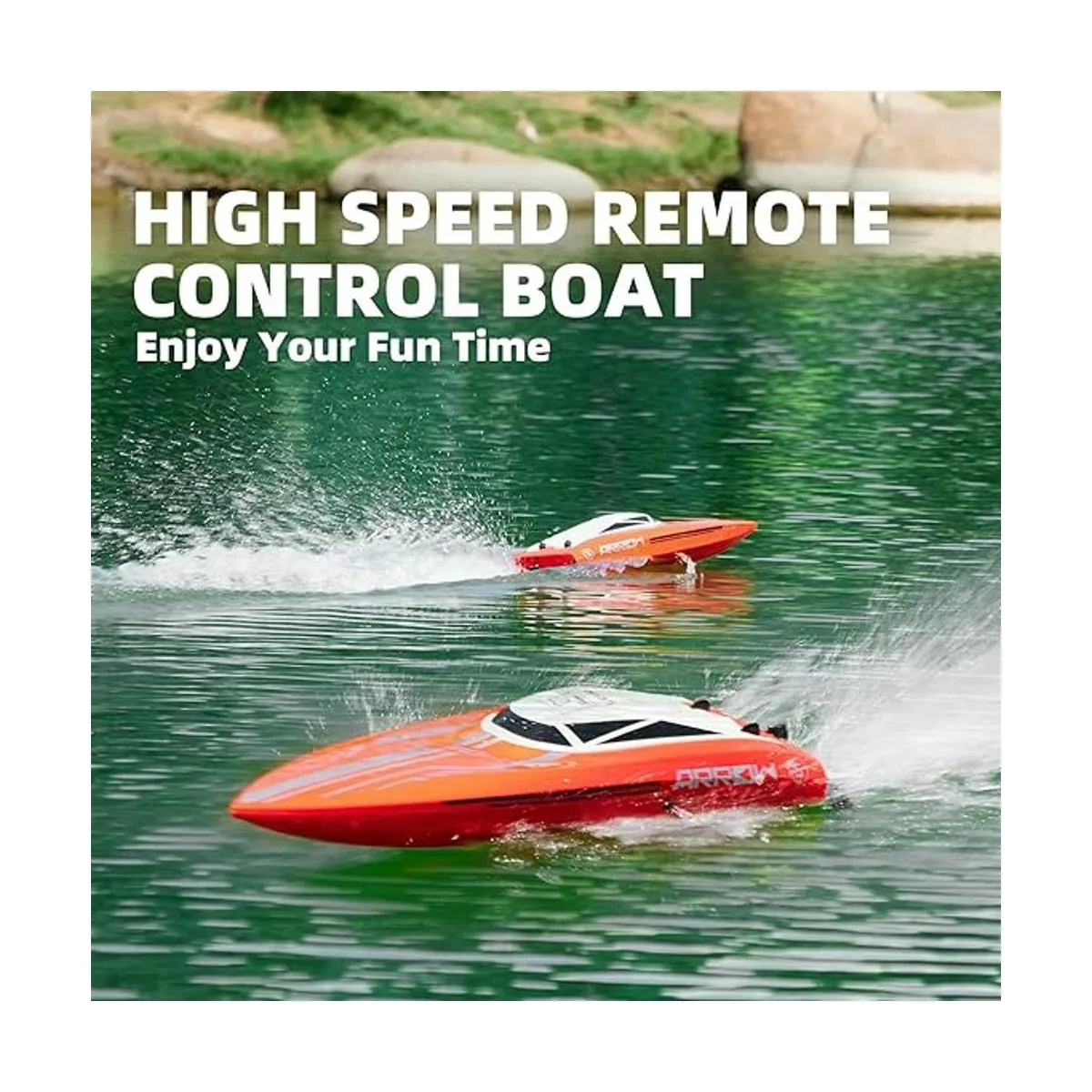 Cheerwing RC Racing Boat Barco grande sin escobillas de_6