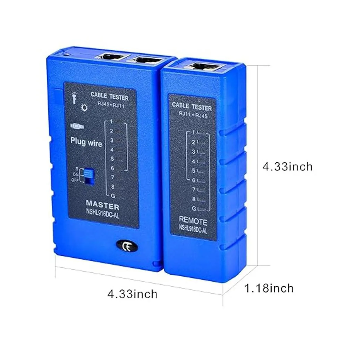 Optimal Shop Probador de cables de red herramienta de_5