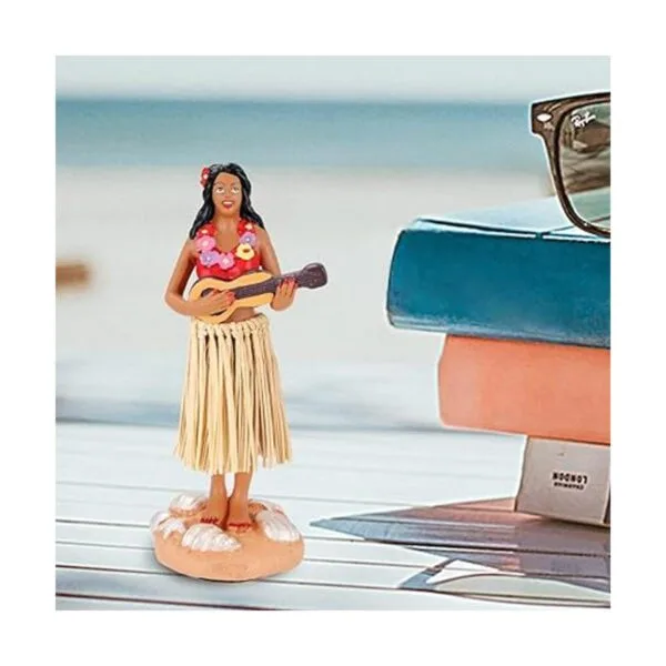 BCSmyer Muñeca hawaiana de tablero de niña Hula con_4
