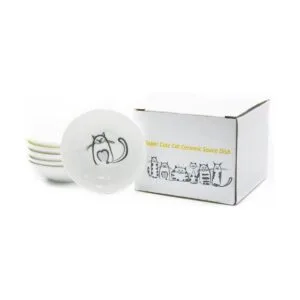 Plato de cerámica súper lindo para gatos mini plato de_2