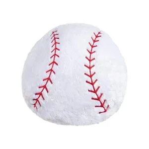 CatchStar Almohada de béisbol esponjosa de peluche con_1