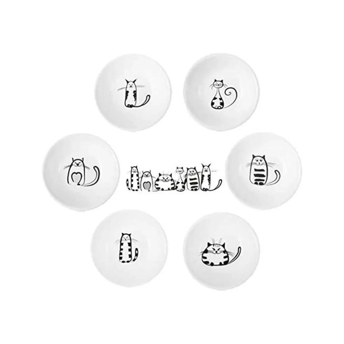 Plato de cerámica súper lindo para gatos mini plato de_1